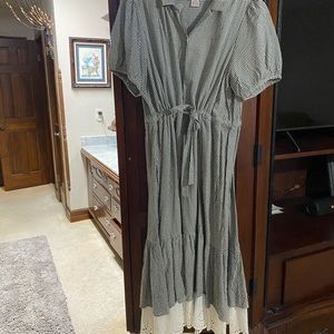 Blue and white dress size 10